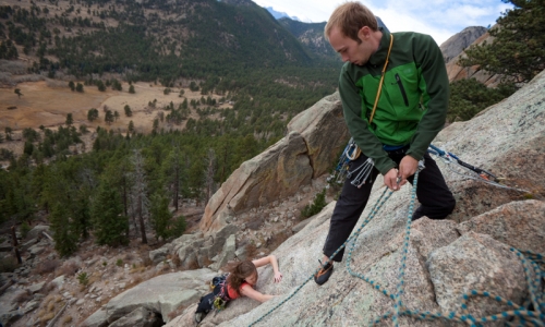 Climbing Rocky Mountain National Park Colorado