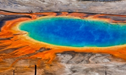 Grand Prismatic Spring in Yellowstone Grand Prismatic Spring in Yellowstone