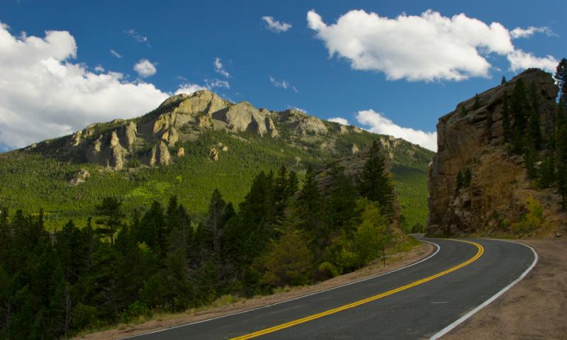 Trail Ridge Road in Rocky Mountain National Park