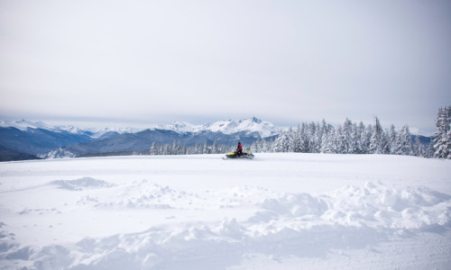 Snowmobiling